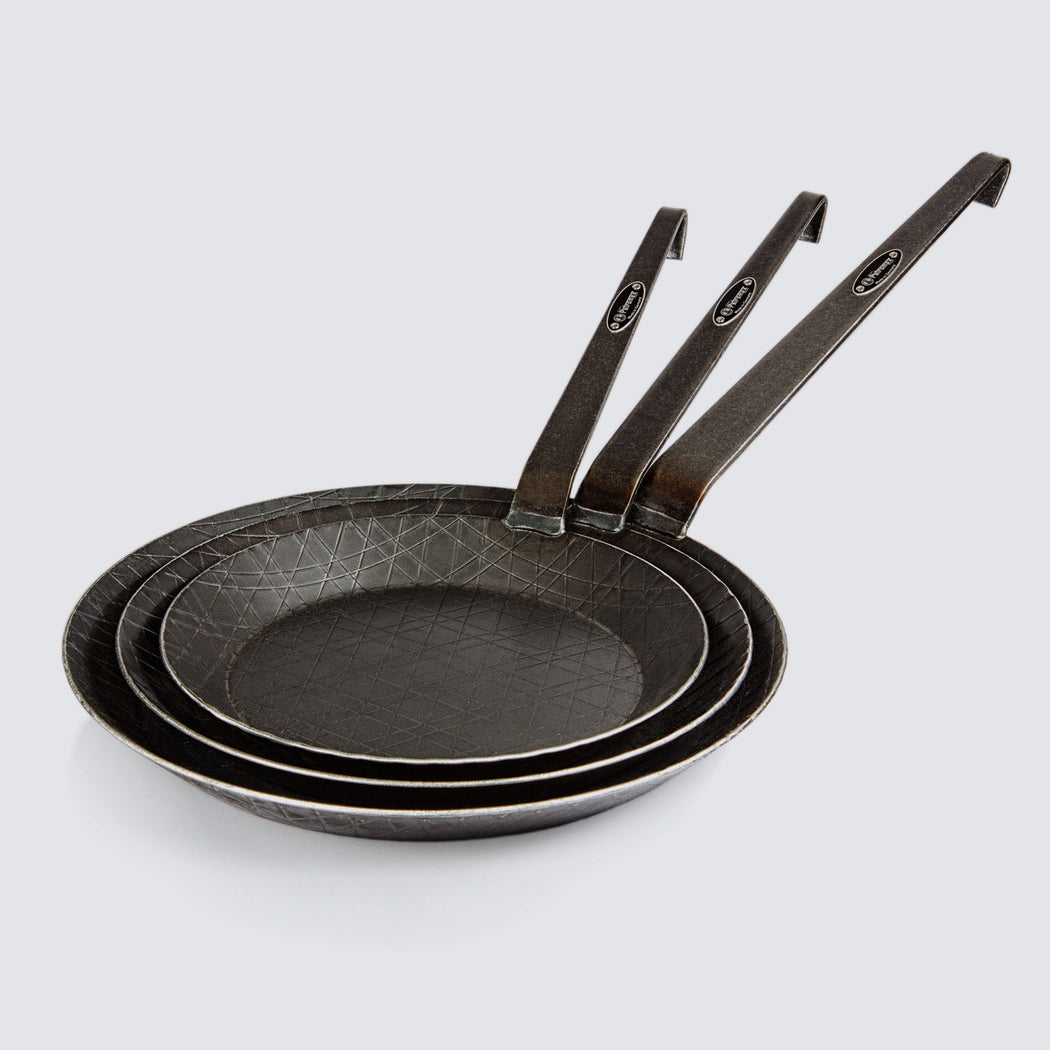 Turk forged iron pan skillet