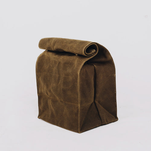 Waxed Canvas Lunch Bag