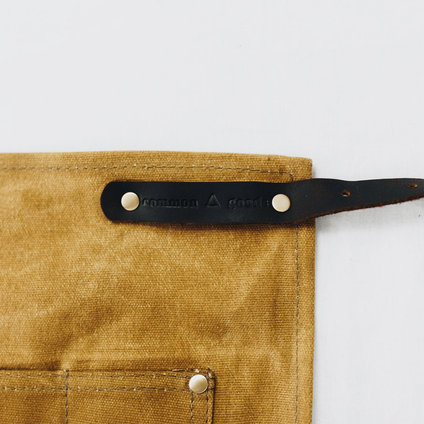 Waxed Canvas Waist Apron - Common Goods