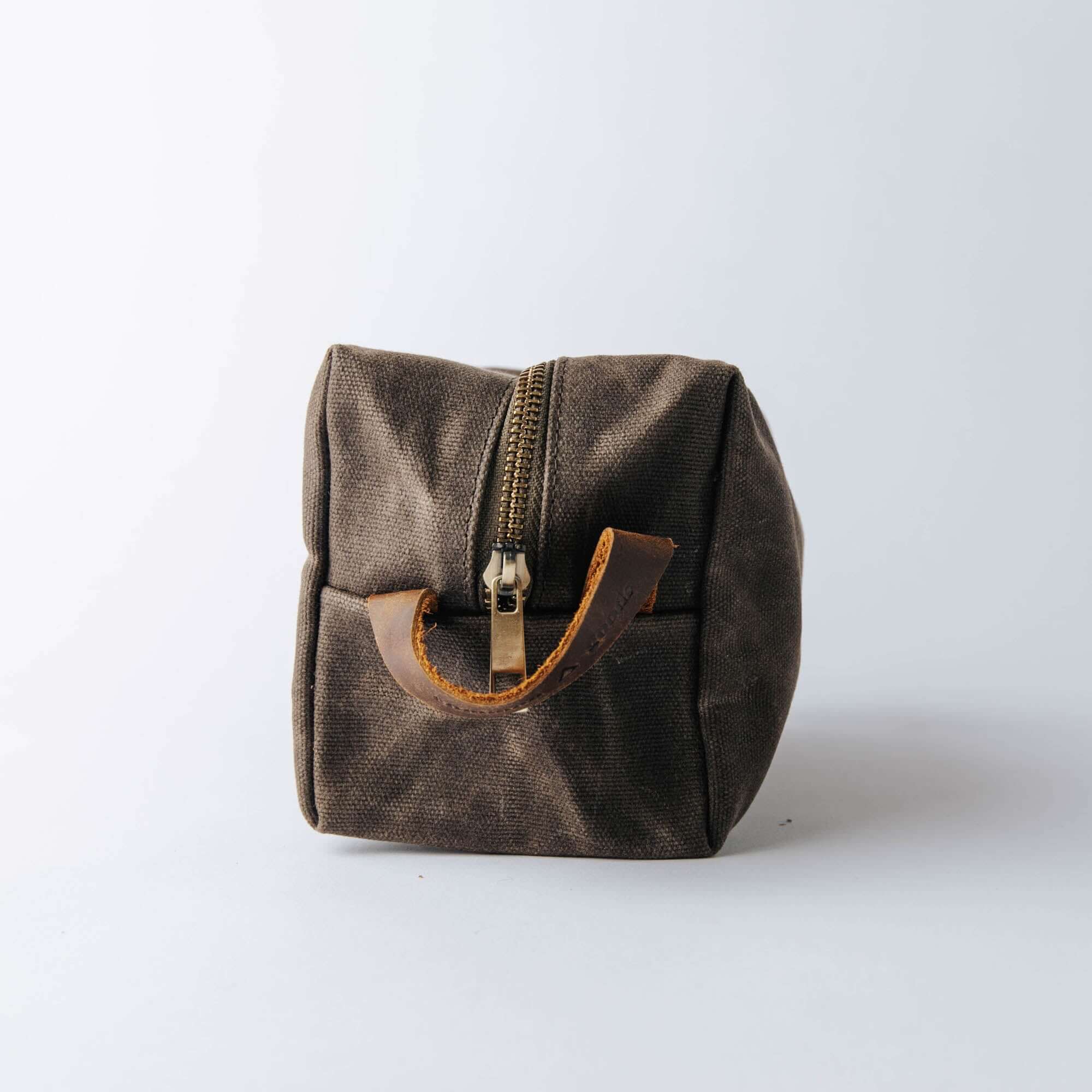 Common Goods Waxed Canvas Dopp Kit