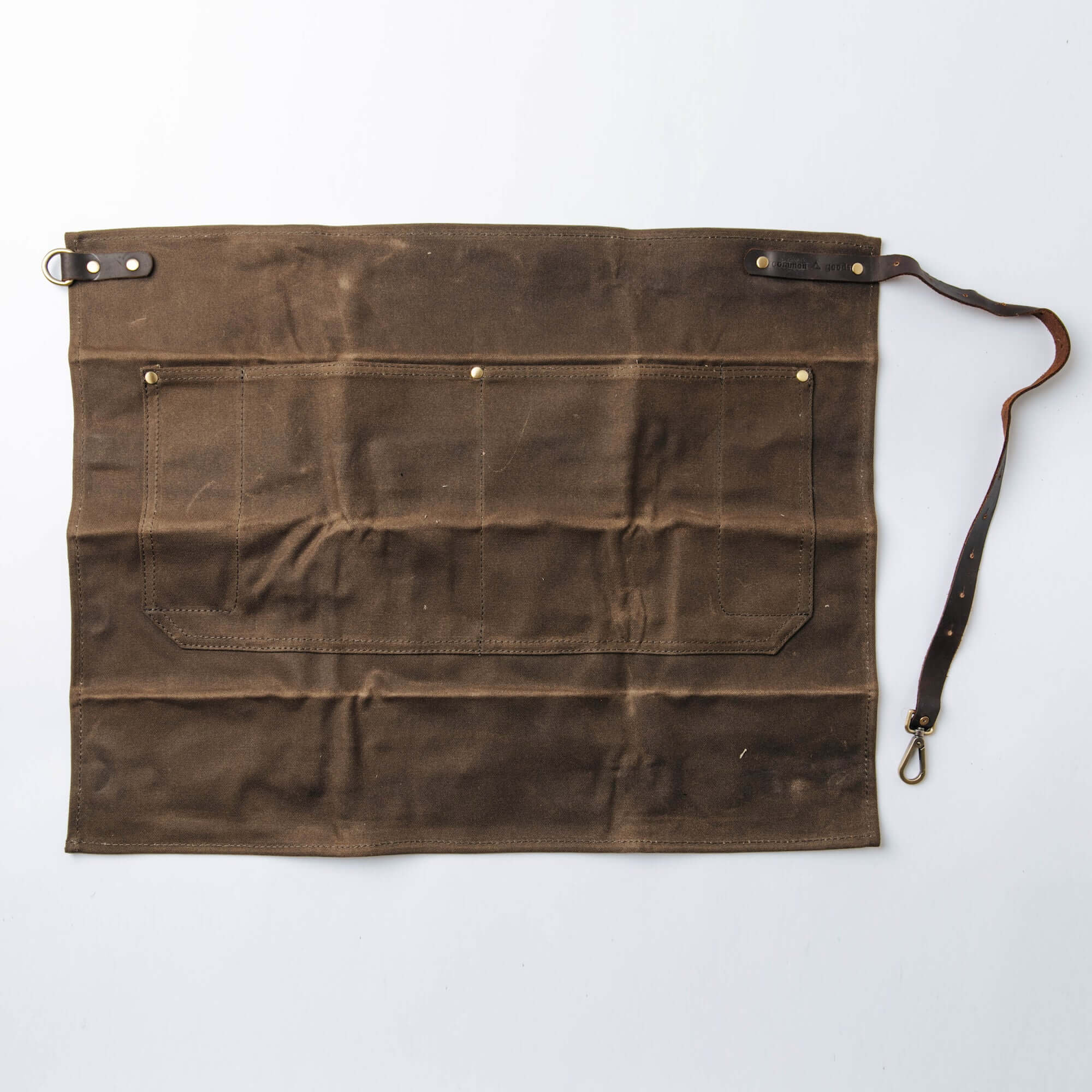 Common Goods Waxed Canvas Waist Apron