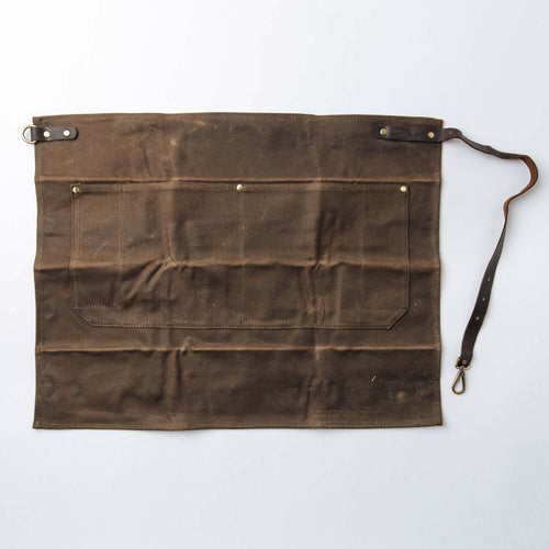 Waxed Canvas Waist Apron - Common Goods