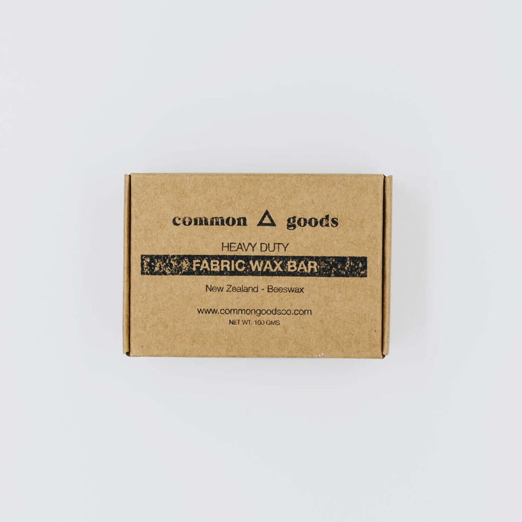 Waterproofing Fabric Wax Bar Common Goods NZ